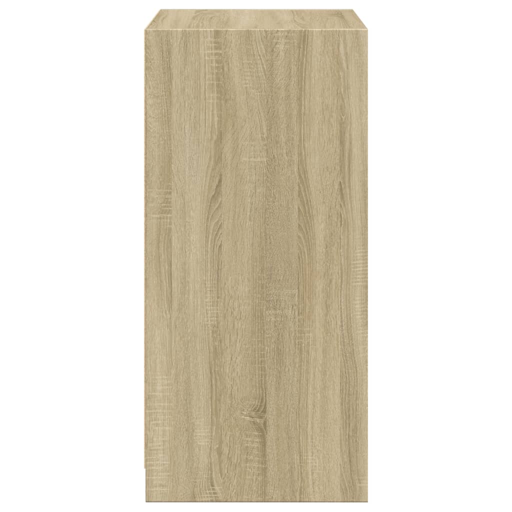 Wardrobe Sonoma Oak Engineered Wood Compact Wardrobe