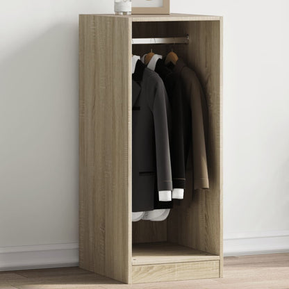 Wardrobe Sonoma Oak Engineered Wood Compact Wardrobe