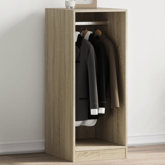 Wardrobe Sonoma Oak Engineered Wood Compact Wardrobe