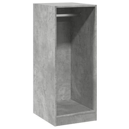 Wardrobe Concrete grey Engineered wood Compact Wardrobe