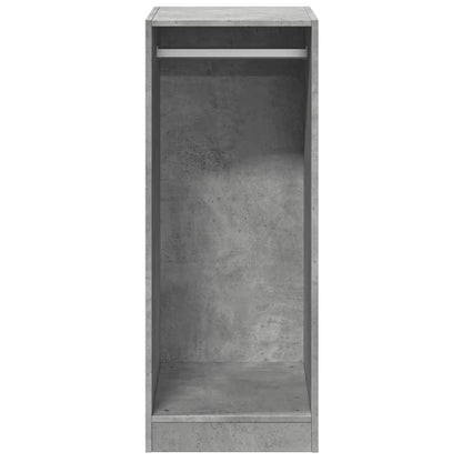 Wardrobe Concrete grey Engineered wood Compact Wardrobe