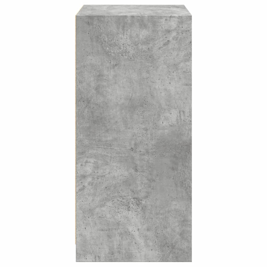Wardrobe Concrete grey Engineered wood Compact Wardrobe