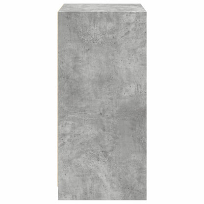 Wardrobe Concrete grey Engineered wood Compact Wardrobe