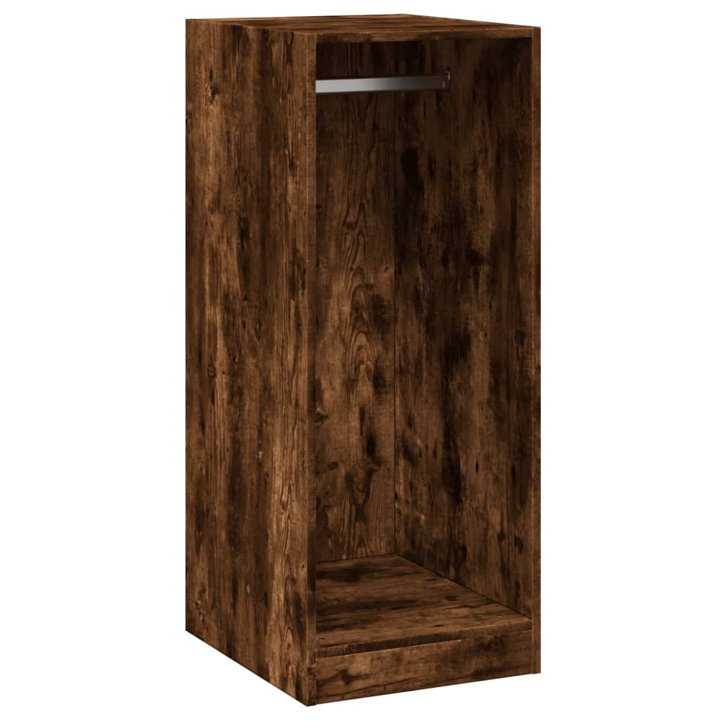 Wardrobe Smoked oak Engineered wood Compact Wardrobe