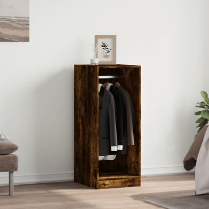 Wardrobe Smoked oak Engineered wood Compact Wardrobe