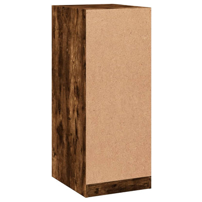 Wardrobe Smoked oak Engineered wood Compact Wardrobe