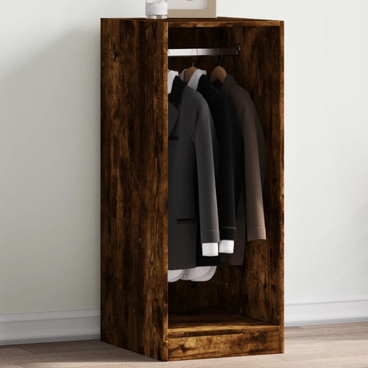 Wardrobe Smoked oak Engineered wood Compact Wardrobe
