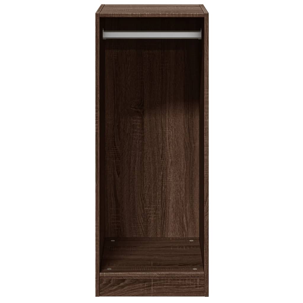Wardrobe Grey Sonoma Engineered wood Compact Wardrobe