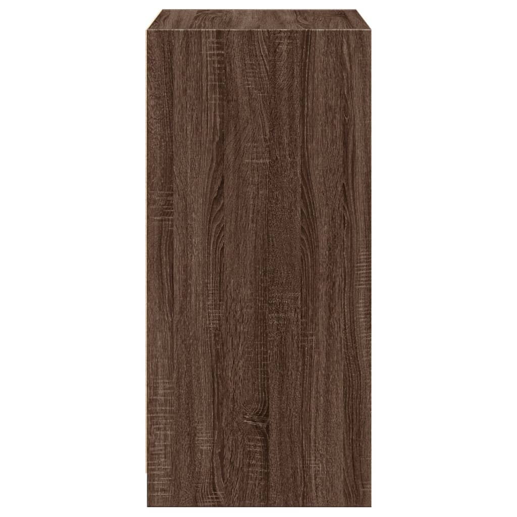 Wardrobe Grey Sonoma Engineered wood Compact Wardrobe