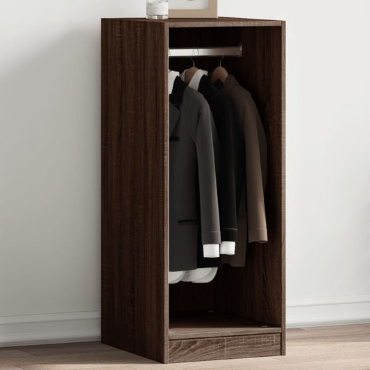 Wardrobe Grey Sonoma Engineered wood Compact Wardrobe