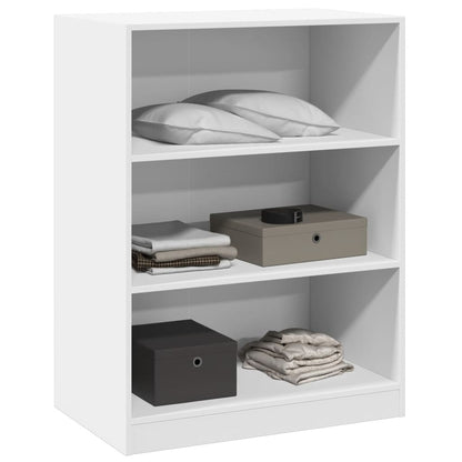 Wardrobe White Engineered wood Wardrobe Rectangular Minimalist