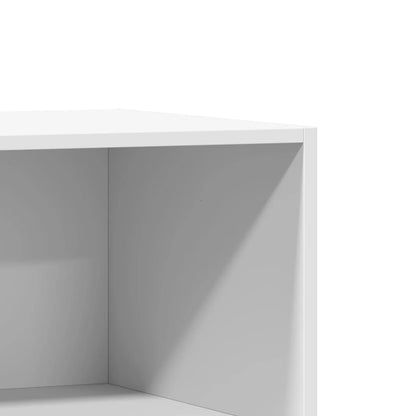 Wardrobe White Engineered wood Wardrobe Rectangular Minimalist