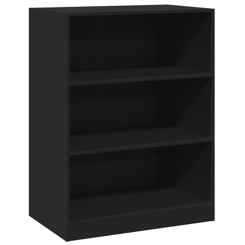 Wardrobe Black Engineered wood Compact Wardrobe Rectangular