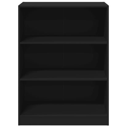 Wardrobe Black Engineered wood Compact Wardrobe Rectangular