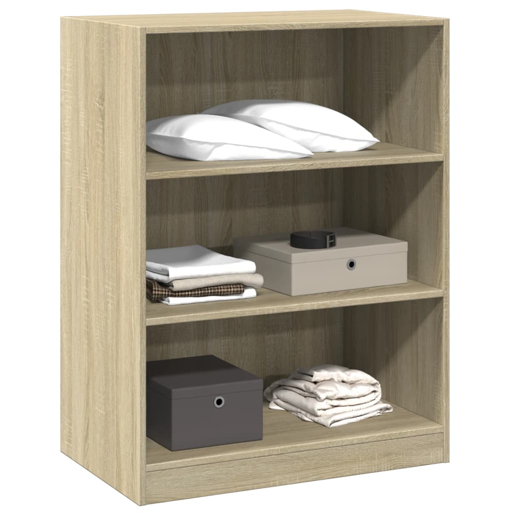 Wardrobe Sonoma Oak Engineered Wood 30.3x18.9x40.2 in Wardrobe