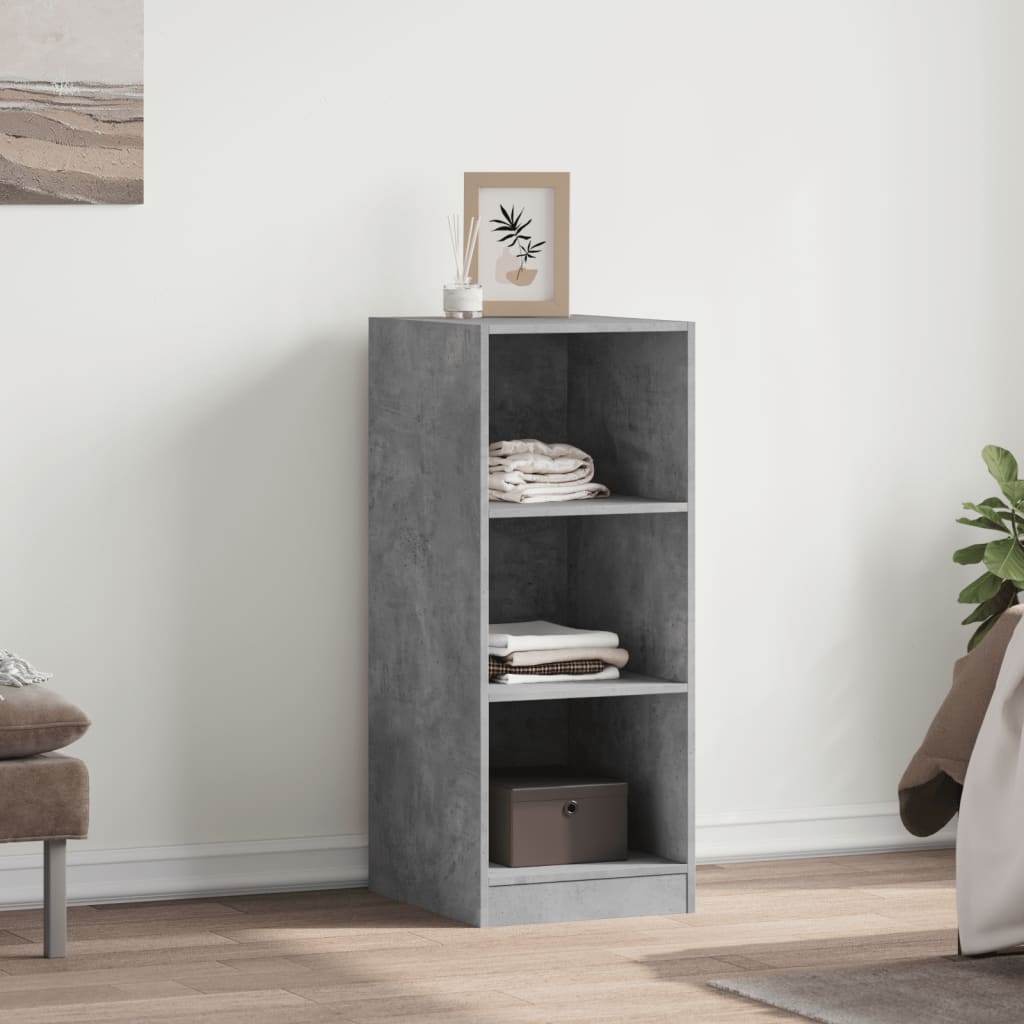 Wardrobe Concrete grey Engineered wood Compact Warehouse