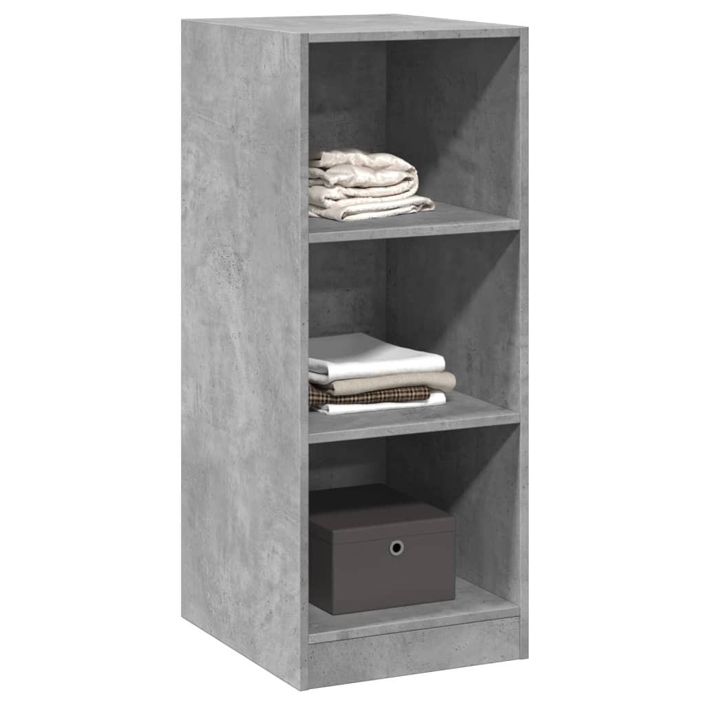 Wardrobe Concrete grey Engineered wood Compact Warehouse