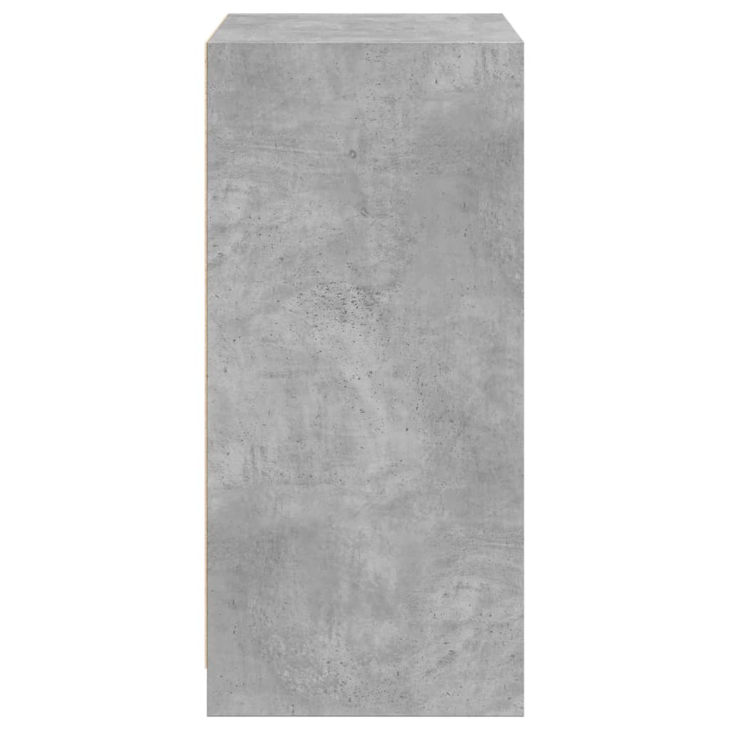 Wardrobe Concrete grey Engineered wood Compact Warehouse