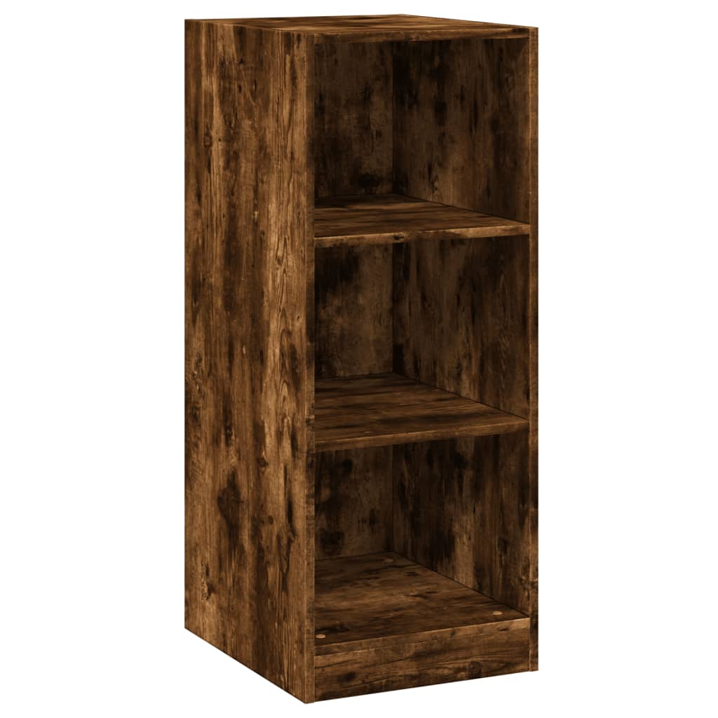 Wardrobe Smoked Oak Engineered Wood Compact Wardrobe