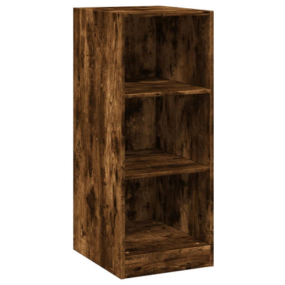 Wardrobe Smoked Oak Engineered Wood Compact Wardrobe
