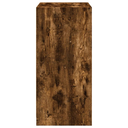 Wardrobe Smoked Oak Engineered Wood Compact Wardrobe
