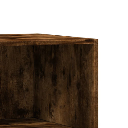 Wardrobe Smoked Oak Engineered Wood Compact Wardrobe