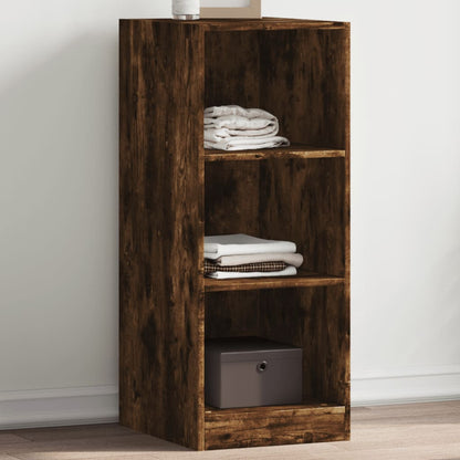 Wardrobe Smoked Oak Engineered Wood Compact Wardrobe