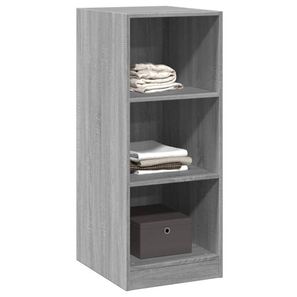 Wardrobe Grey Sonoma Engineered wood Compact Wardrobe