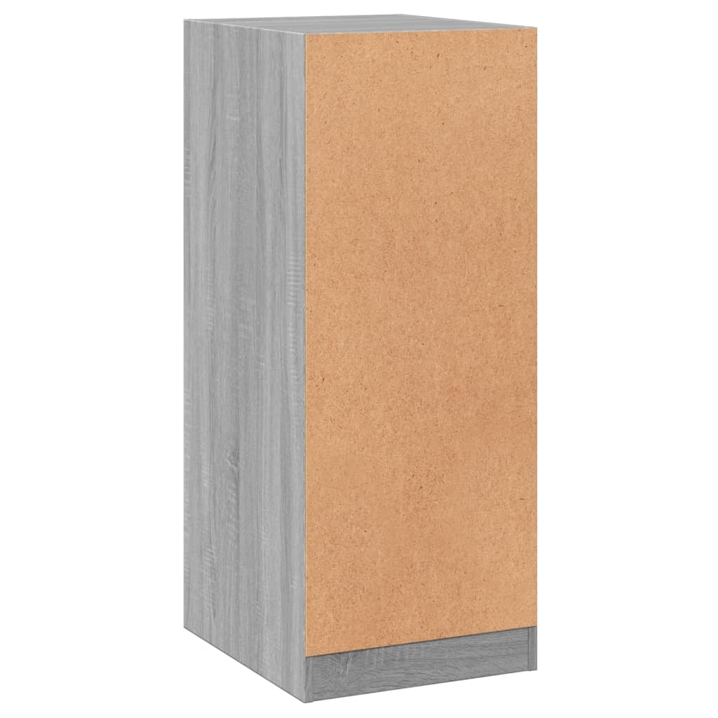 Wardrobe Grey Sonoma Engineered wood Compact Wardrobe