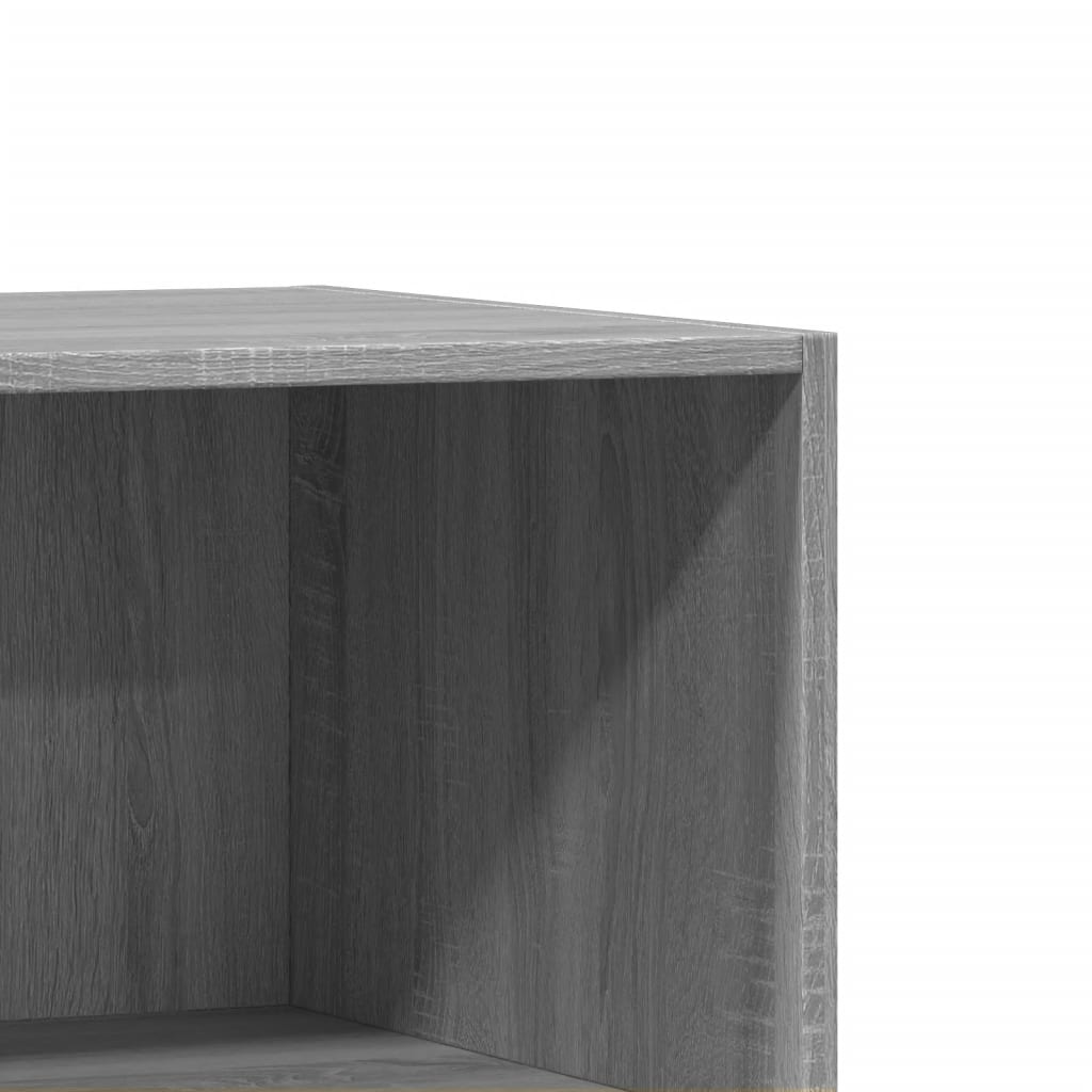Wardrobe Grey Sonoma Engineered wood Compact Wardrobe