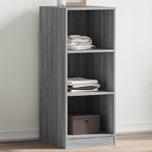 Wardrobe Grey Sonoma Engineered wood Compact Wardrobe