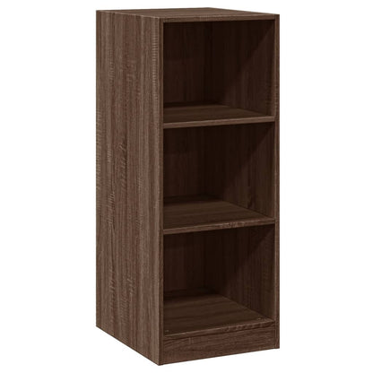 Wardrobe Brown Oak Engineered wood Compact Wardrobe Rectangular
