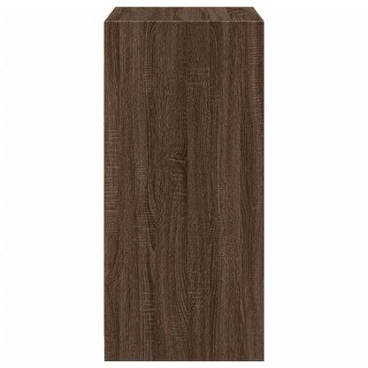 Wardrobe Brown Oak Engineered wood Compact Wardrobe Rectangular