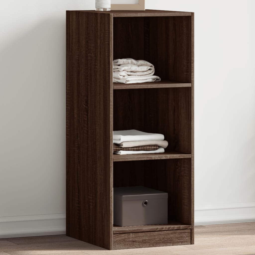 Wardrobe Brown Oak Engineered wood Compact Wardrobe Rectangular