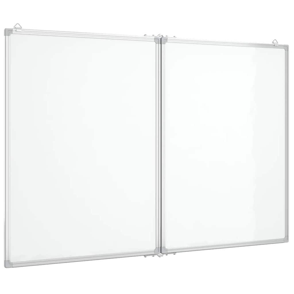 Magnetic Whiteboard Foldable 39.4"x31.5"x0.7" Aluminum