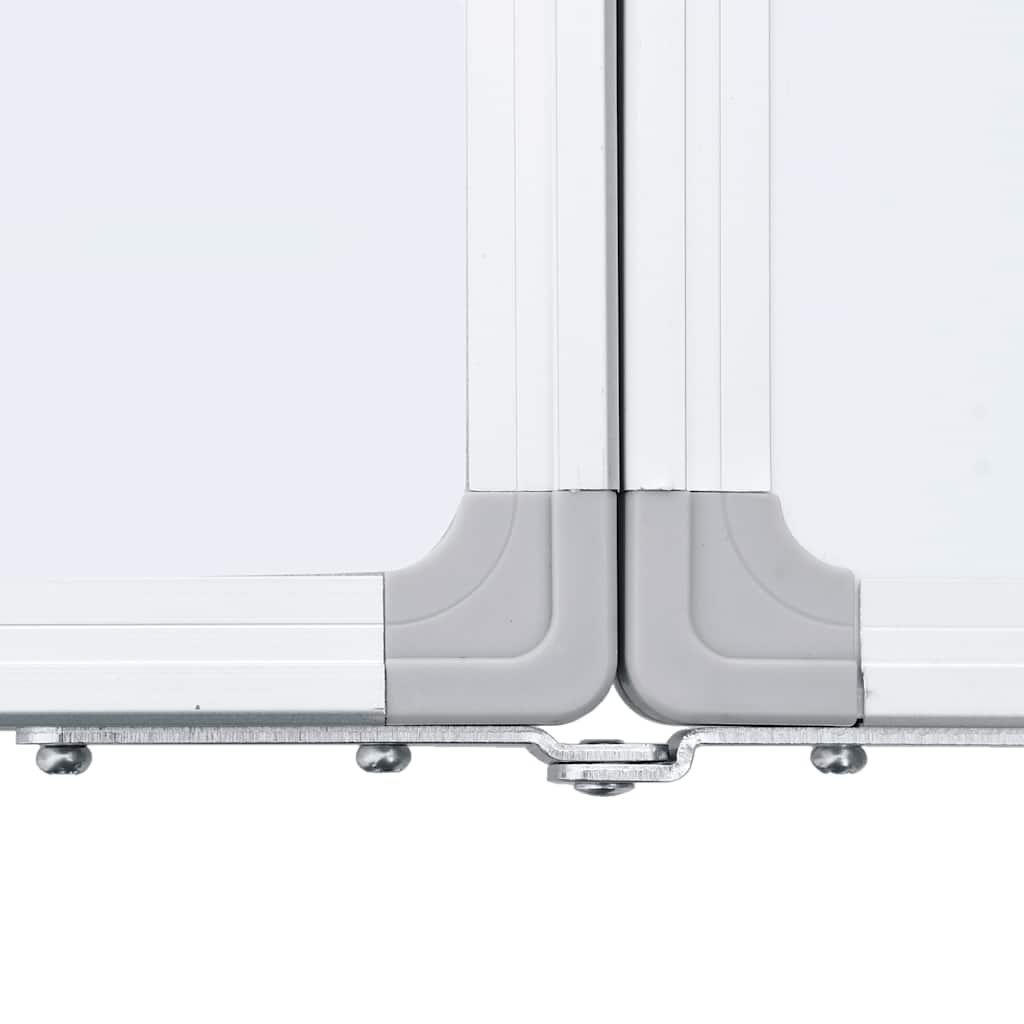 Magnetic Whiteboard Foldable 39.4"x31.5"x0.7" Aluminum