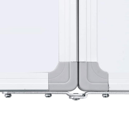 Magnetic Whiteboard Foldable 39.4"x31.5"x0.7" Aluminum