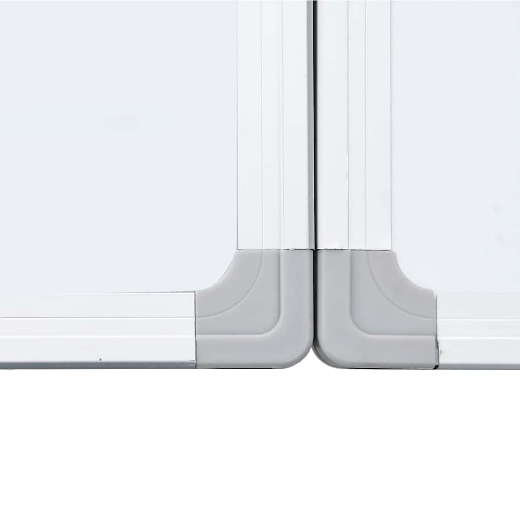 Magnetic Whiteboard Foldable 59.1x39.4x0.7" Aluminium