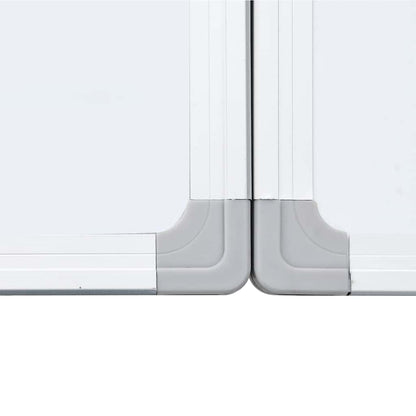 Magnetic Whiteboard Foldable 59.1x39.4x0.7" Aluminium