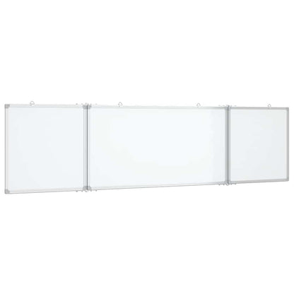 Magnetic Whiteboard Foldable 63"x15.7"x0.7" Aluminum