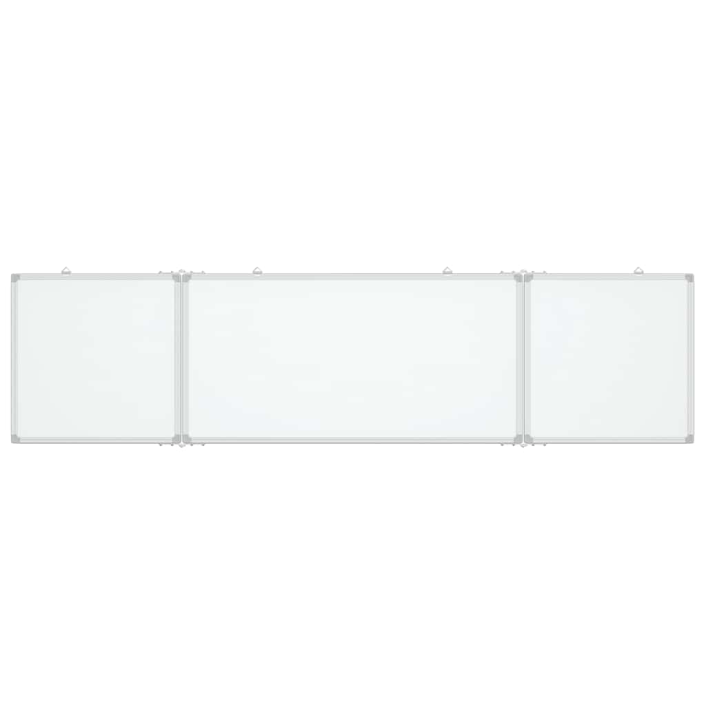 Magnetic Whiteboard Foldable 63"x15.7"x0.7" Aluminum