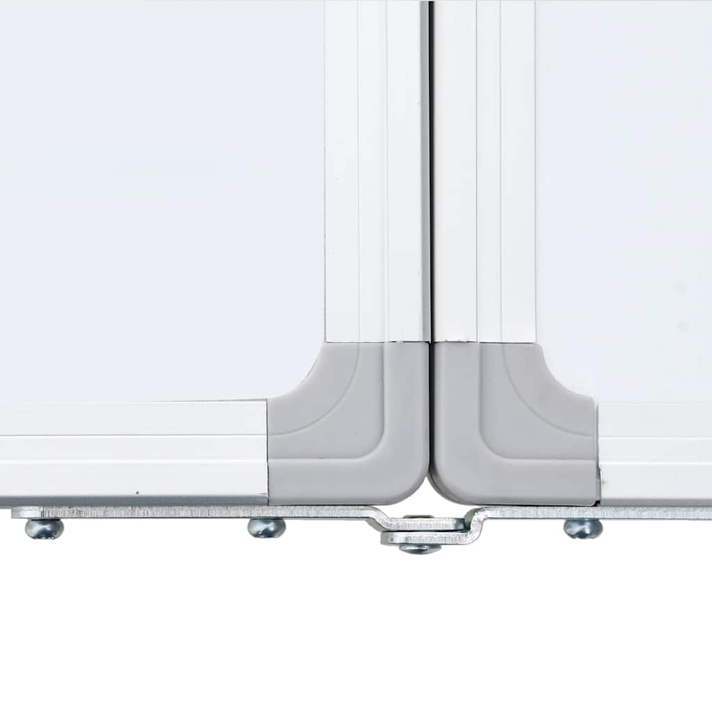 Magnetic Whiteboard Foldable 63"x15.7"x0.7" Aluminum