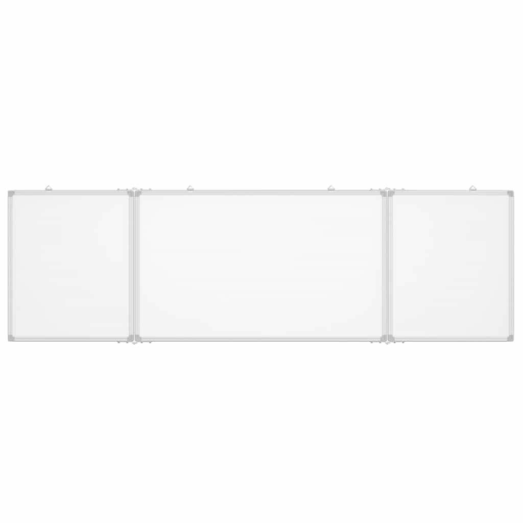 Magnetic Whiteboard Foldable 63"x19.7"x0.7" Aluminum
