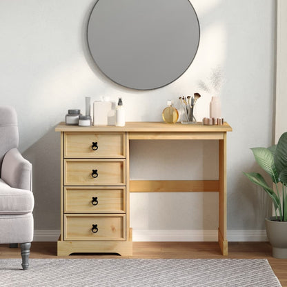 Dressing Table "Corona"40.9x18.5x29.5" Solid Wood Pine