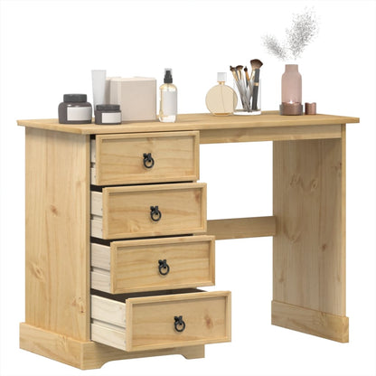 Dressing Table "Corona"40.9x18.5x29.5" Solid Wood Pine
