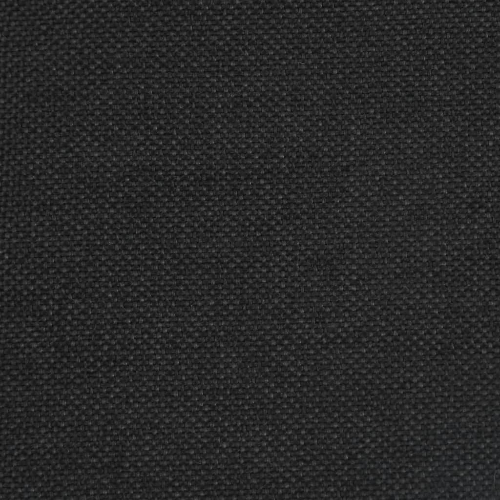 Bar Chair Black Solid rubberwood, fabric (100% polyester) Footrest