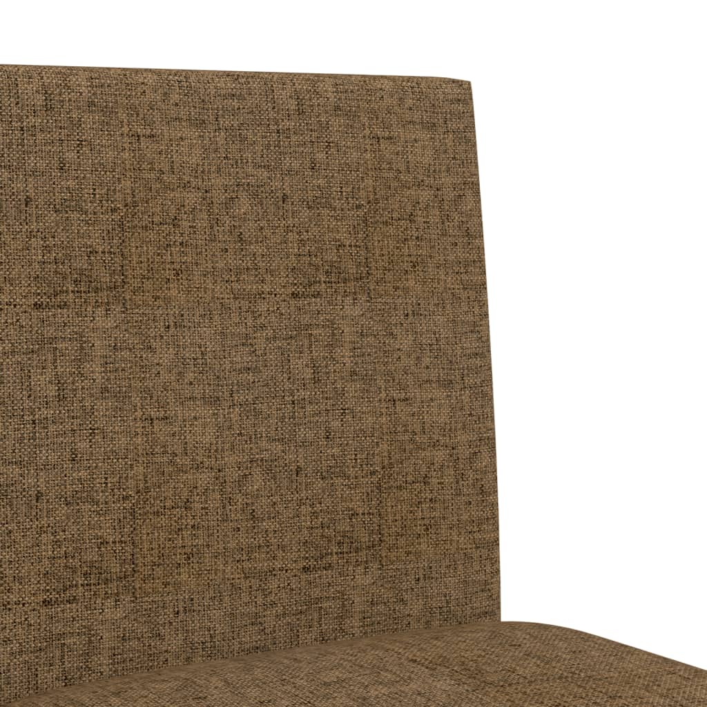 Bar Chair Taupe Solid rubber wood, 100% polyester fabric Extra Tall