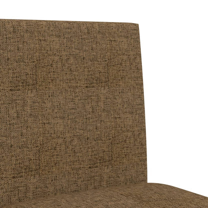 Bar Chair Taupe Solid rubber wood, 100% polyester fabric Extra Tall