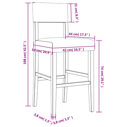 Bar Chair Brown