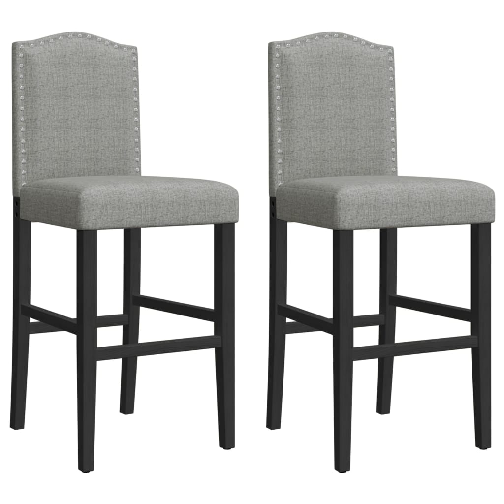 Bar Chair Light grey and black